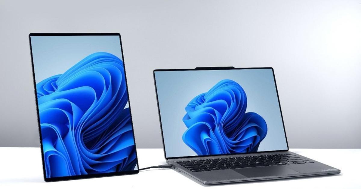 ThinkBook Modular AI PC con módulos desmontables