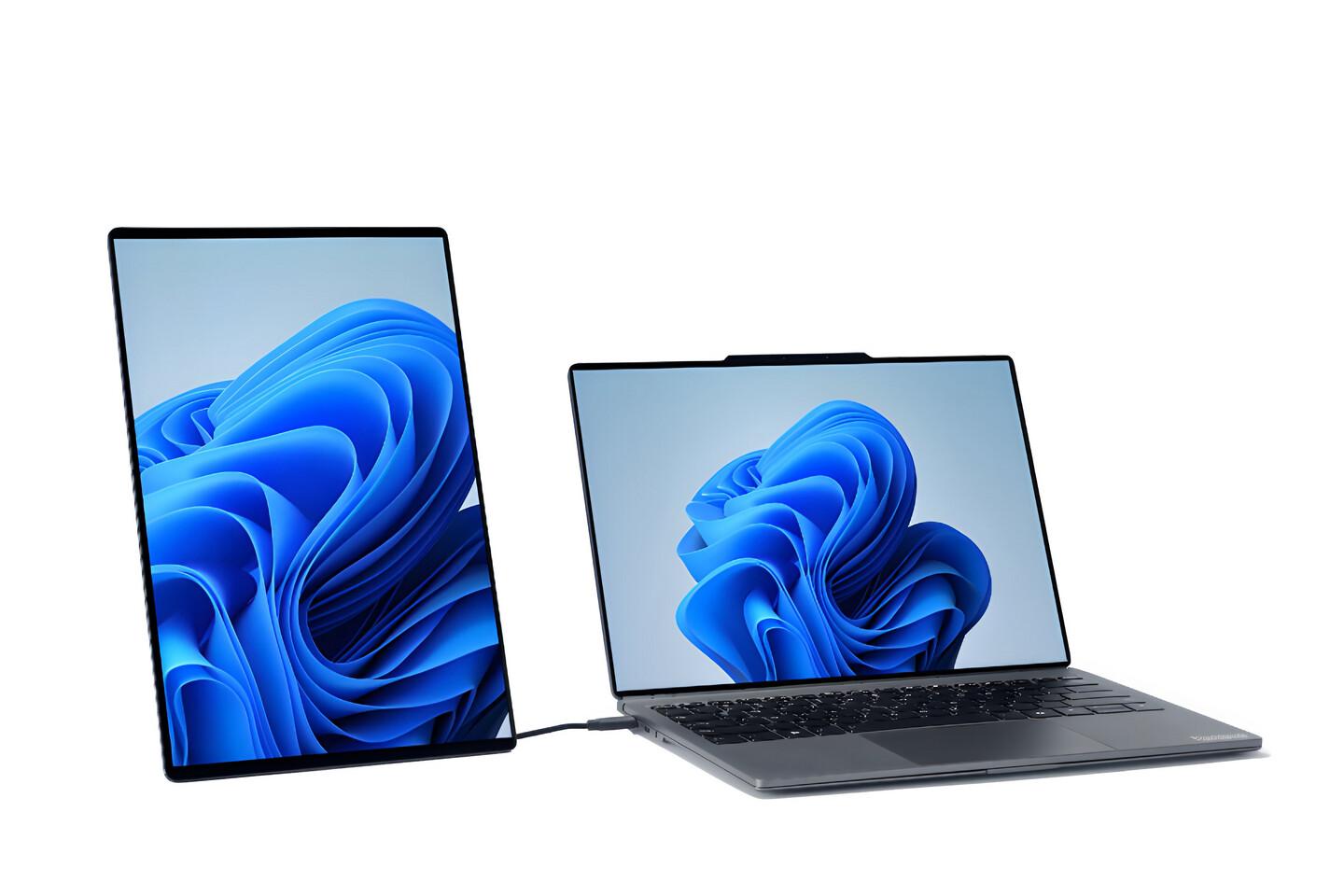 ThinkBook Modular AI PC Concept en uso