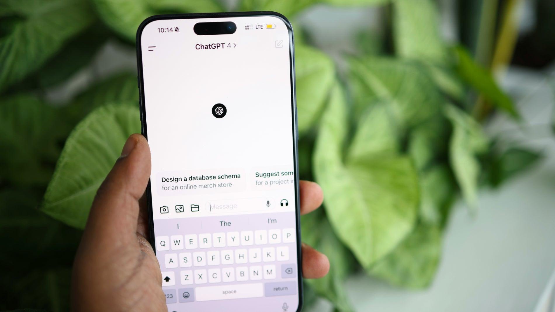 ejemplo de uso del chat temporal de ChatGPT