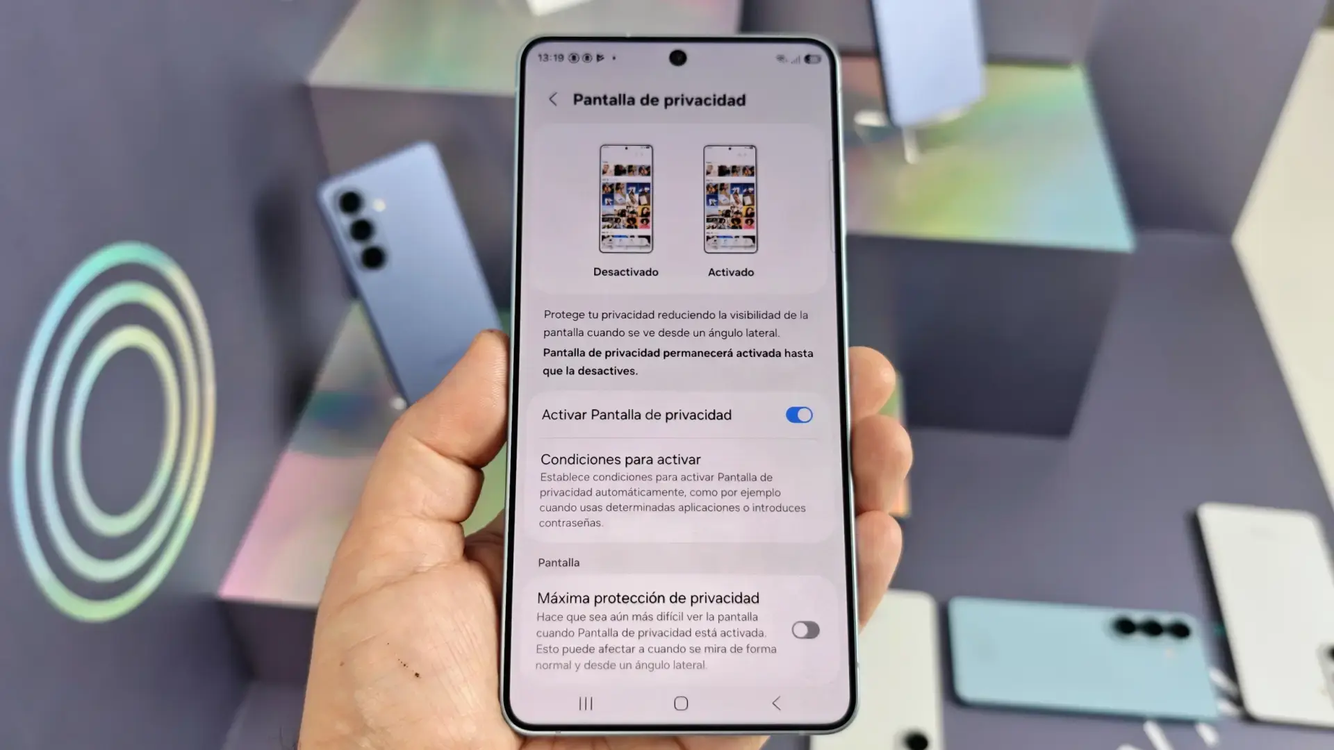 pantalla de privacidad del Galaxy S26 Ultra pantalla de privacidad del Galaxy S26 Ultra