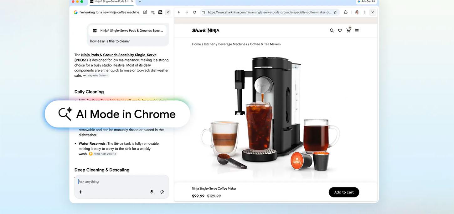 AI Mode llega a Chrome