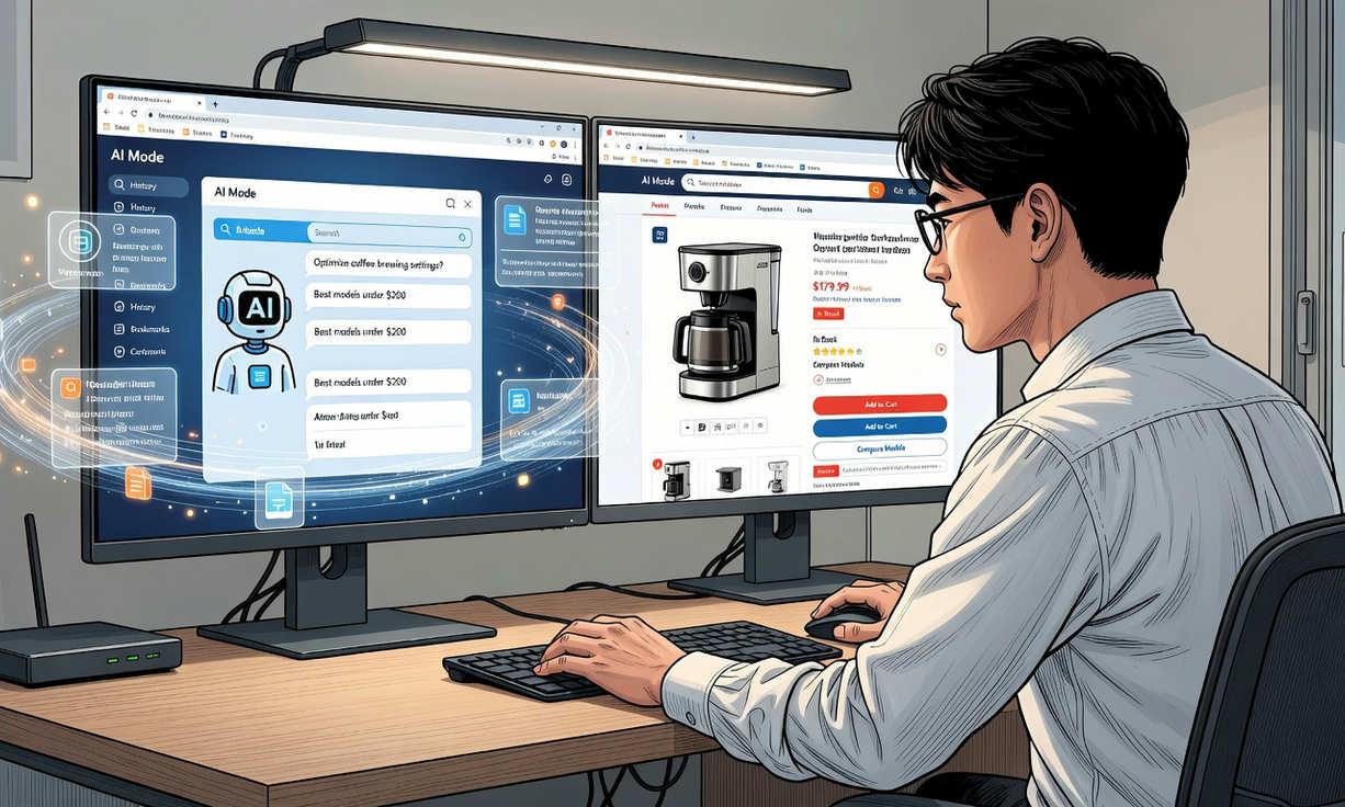 Modo IA en Google Chrome Modo IA en Google Chrome
