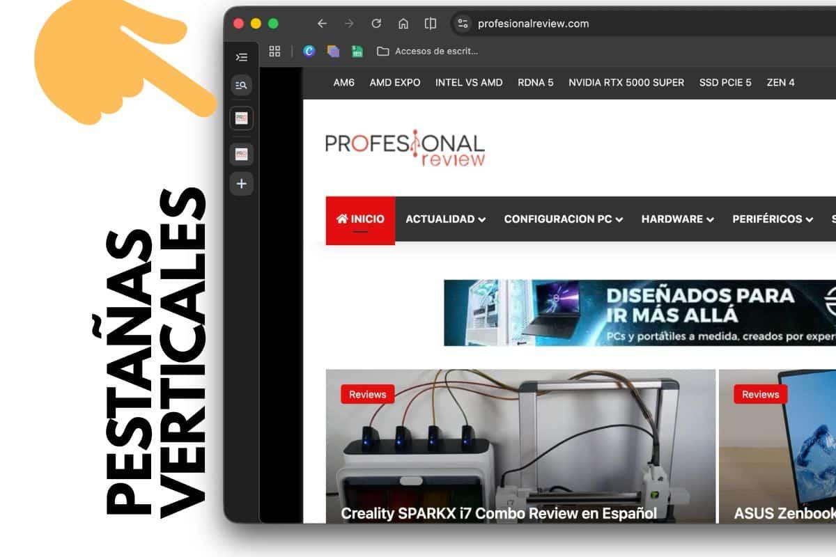 Pestanas verticales Google Chrome Pestanas verticales Google Chrome