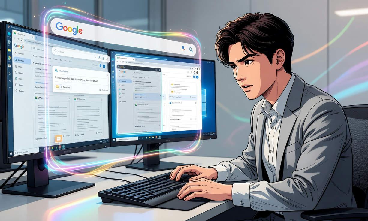 Interfaz de búsqueda de Google en Windows Interfaz de búsqueda de Google en Windows