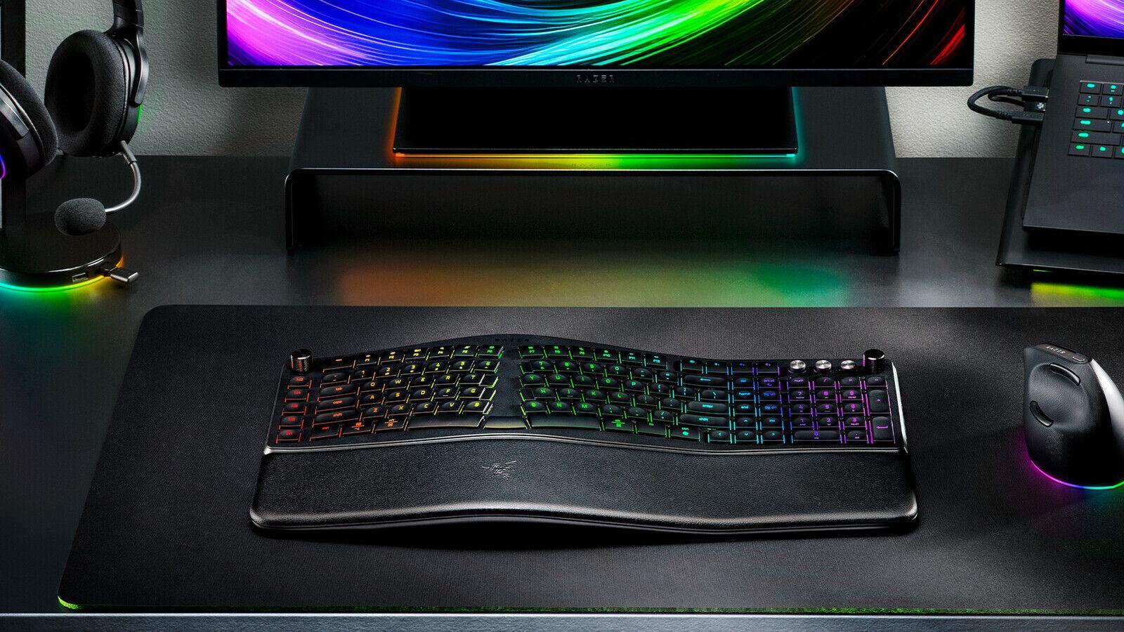 Razer Pro Type Ergo detalles de teclas y dial Razer Pro Type Ergo detalles de teclas y dial