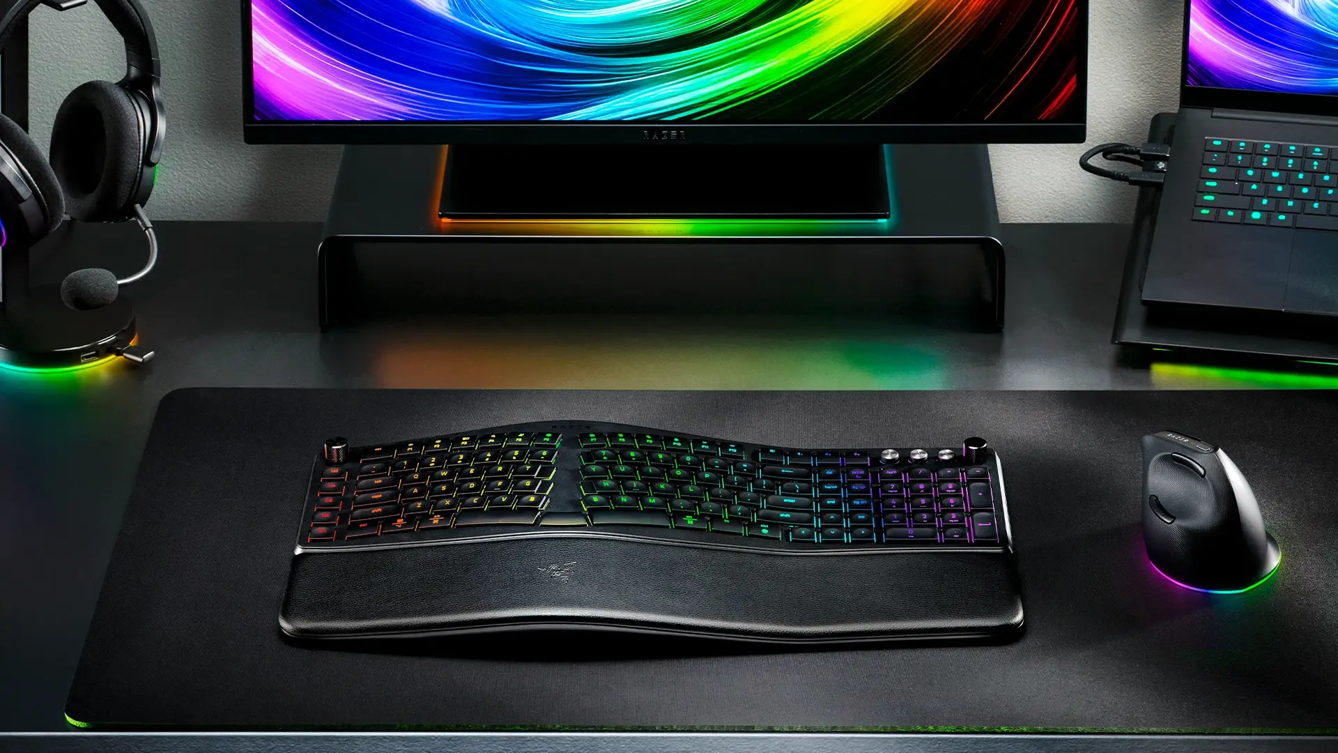 Razer Pro Type Ergo diseño dividido Razer Pro Type Ergo diseño dividido