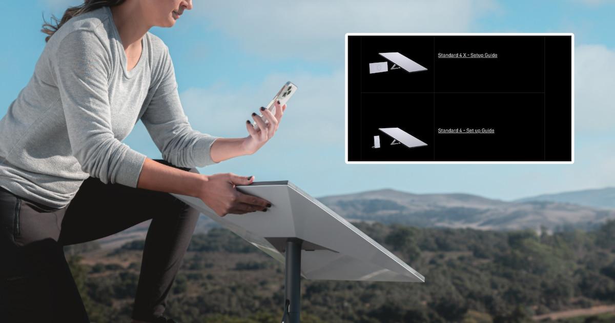 Router y antena de Starlink Router y antena de Starlink