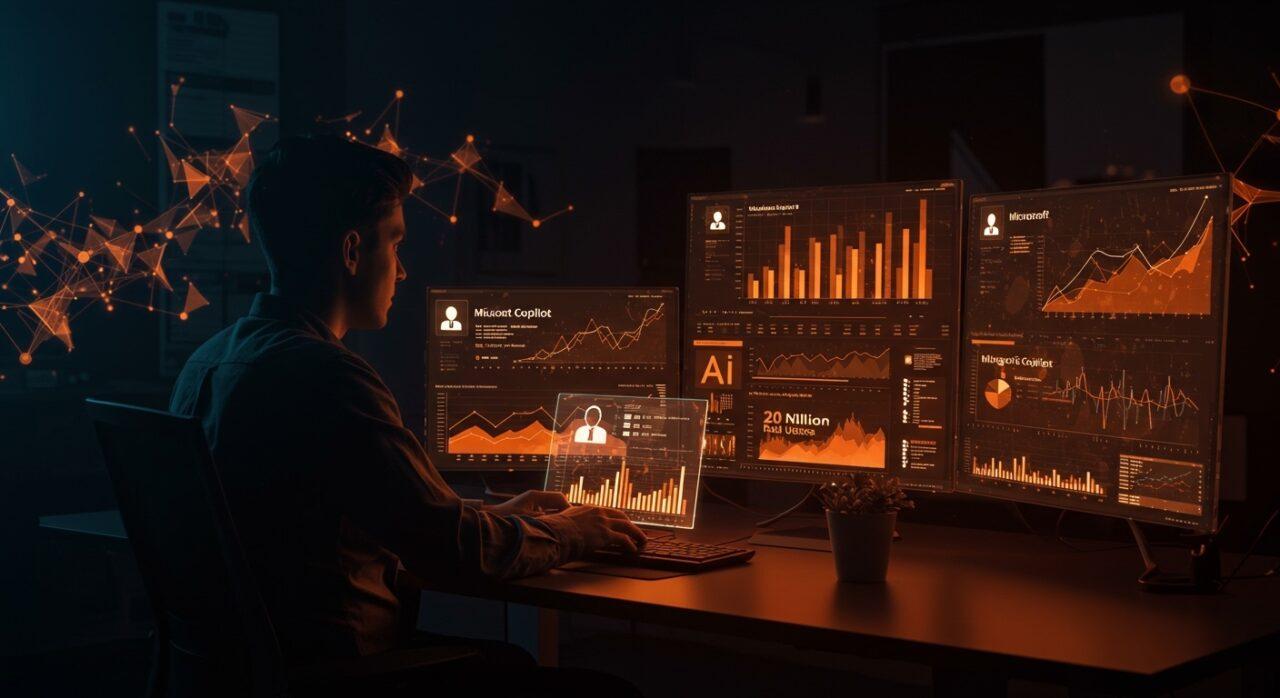 Crecimiento de Copilot en empresas