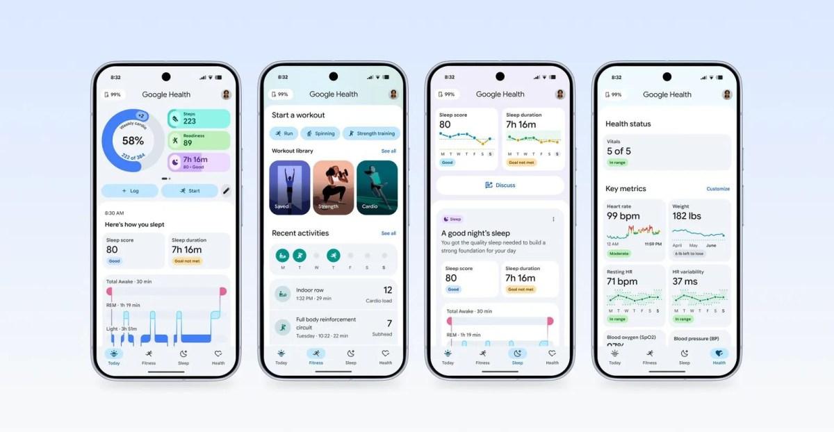 Monitorización de salud en Google Health