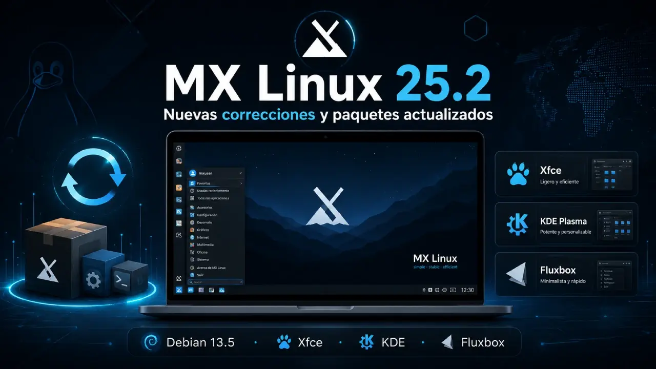 Mejoras técnicas de MX Linux Soporte de hardware MX Linux