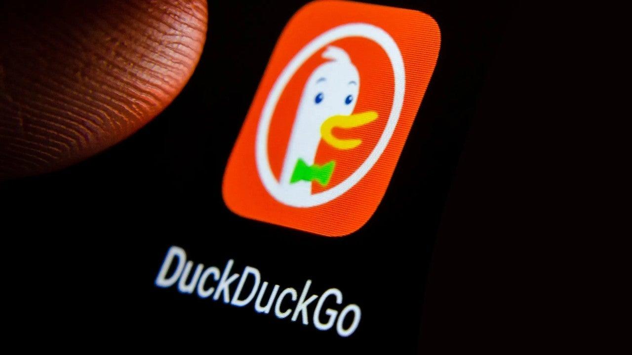 Logotipo de DuckDuckGo y privacidad