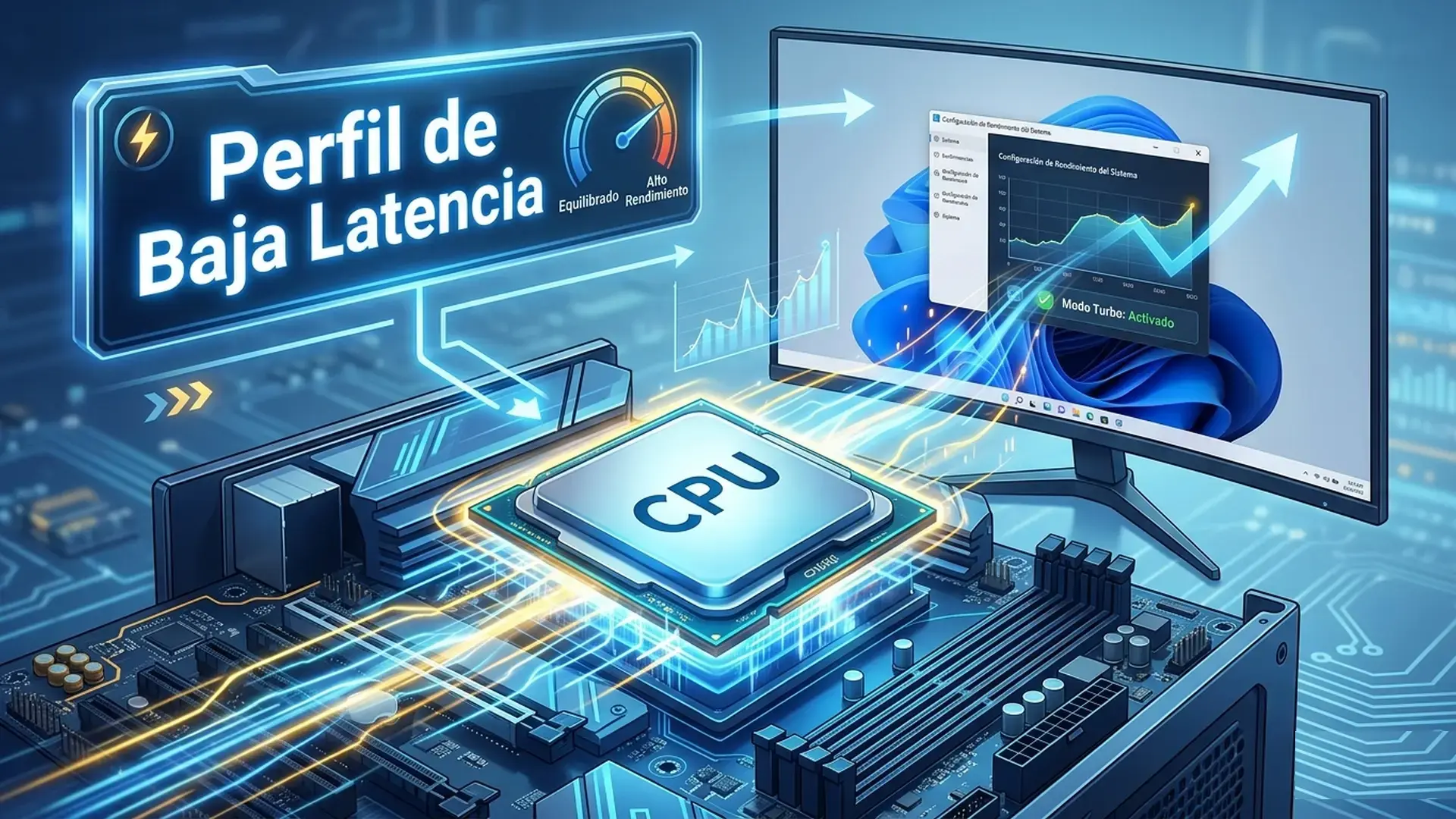 Mejora de rendimiento Windows 11 Perfil de baja latencia en Windows 11
