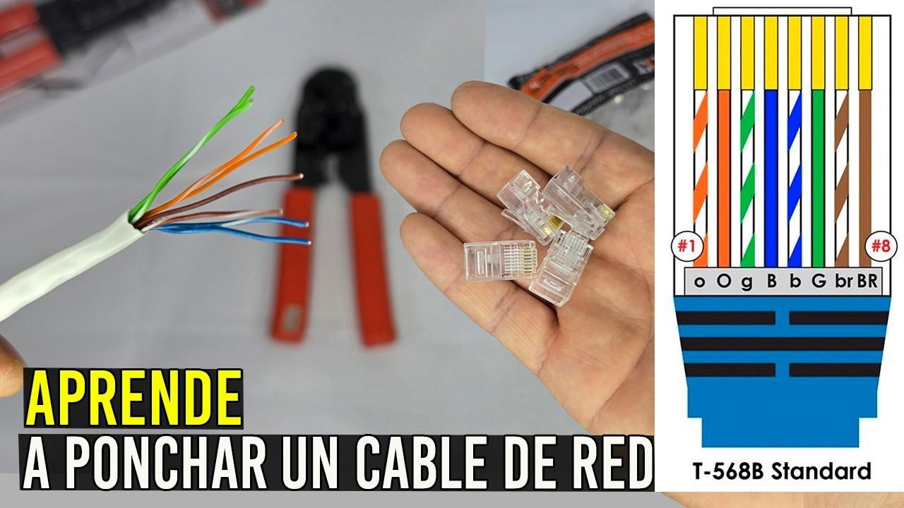 Herramientas para crimpar cable de red
