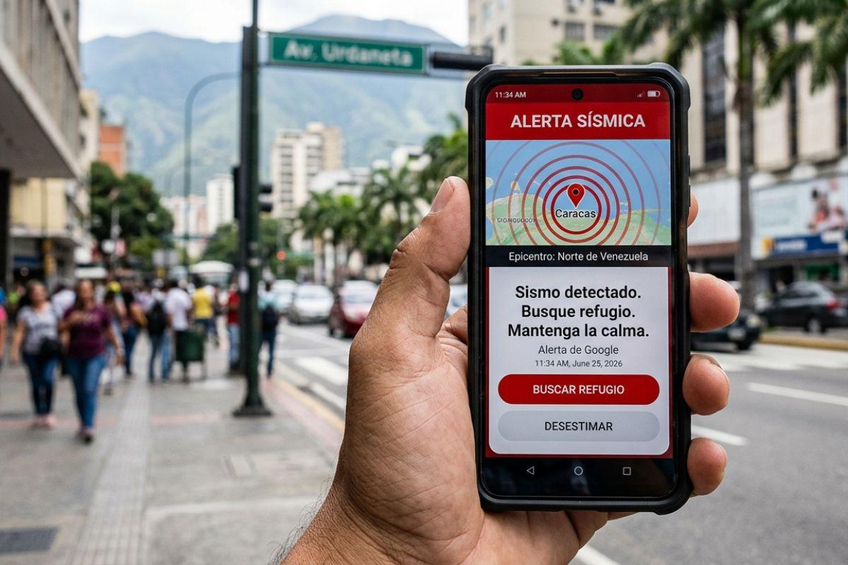 Icono de alerta sísmica en el mapa