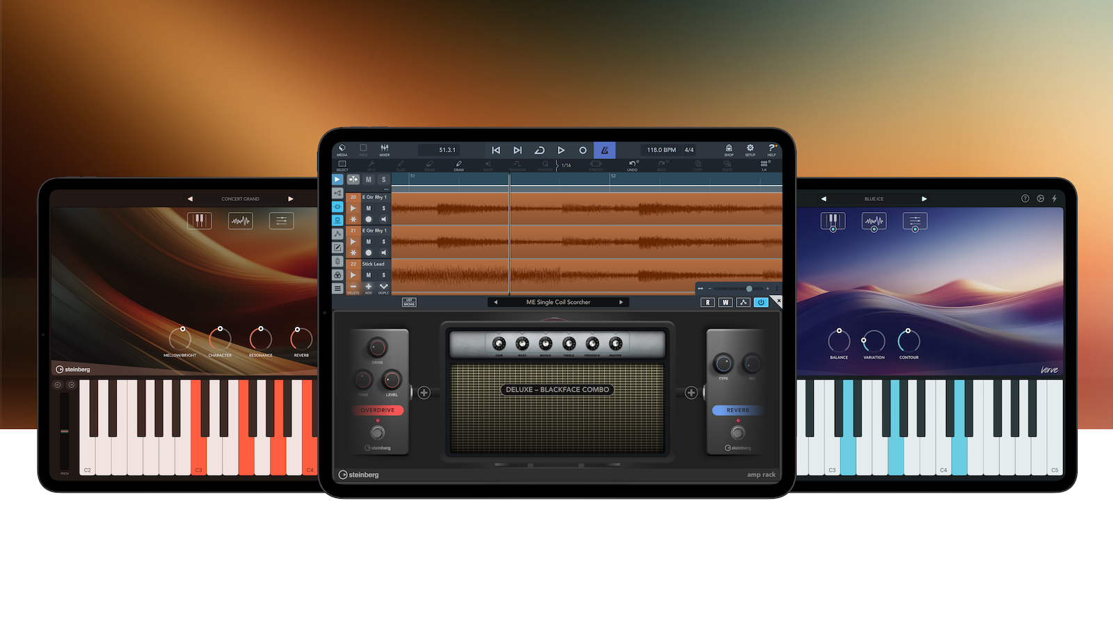 Cubasis Android piano