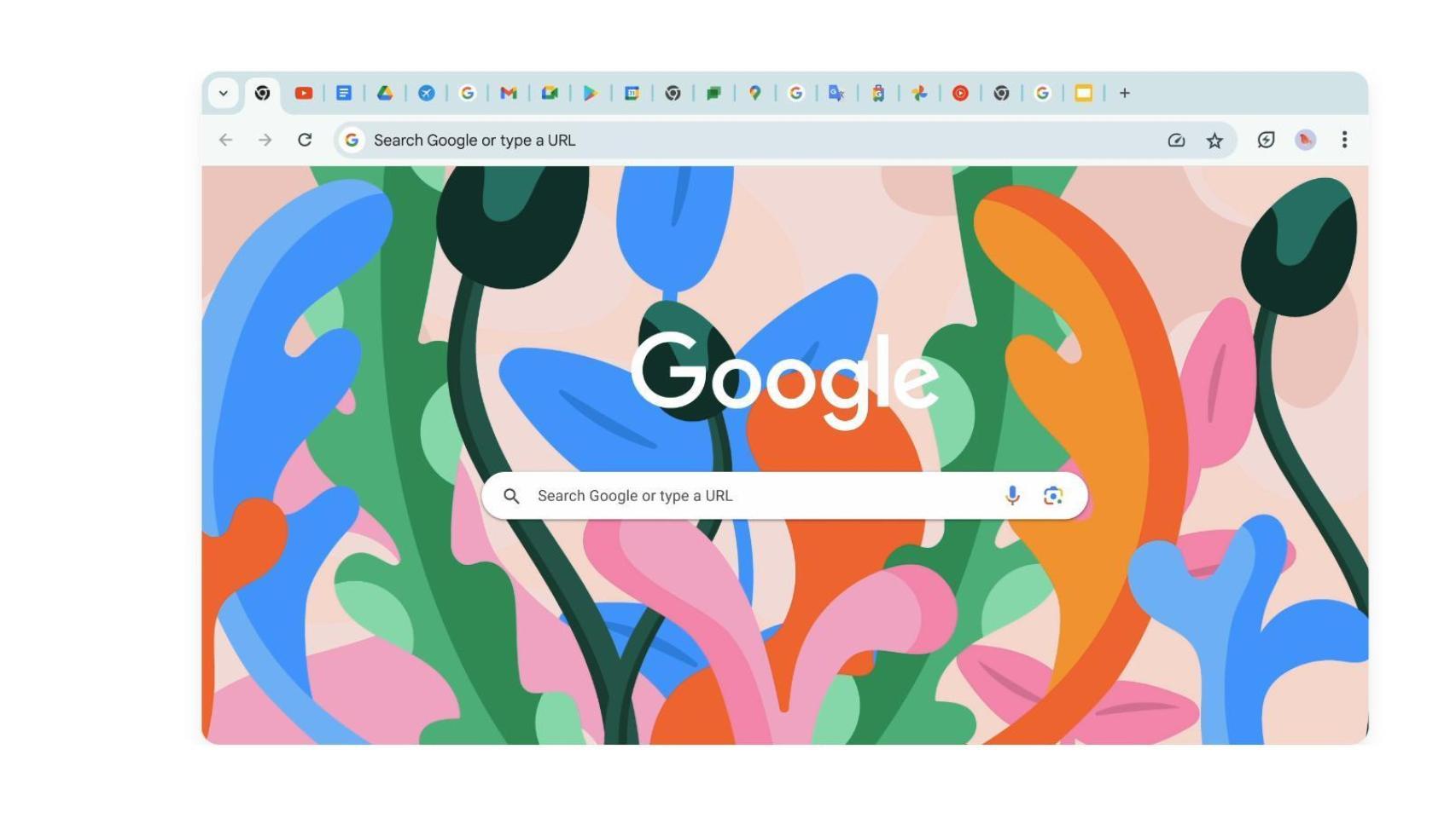 Interfaz de Google Chrome con funciones de inteligencia artificial