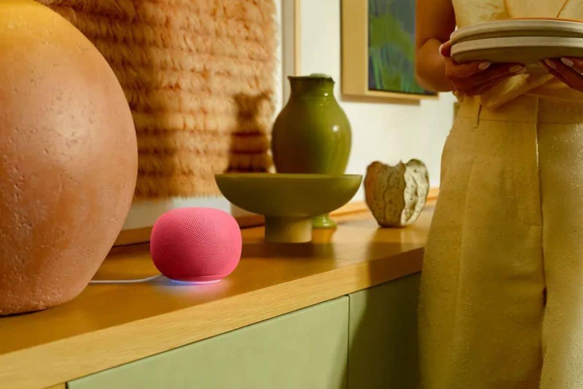 Diseño exterior del Google Home Speaker
