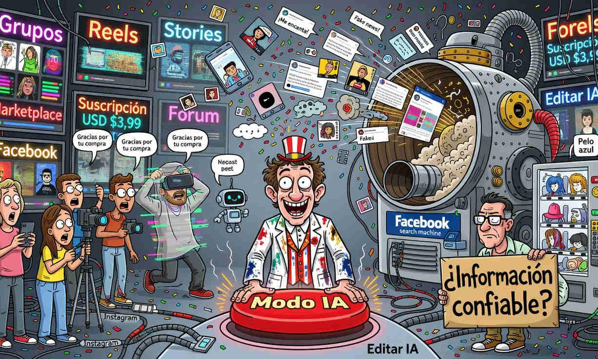Edición creativa en Facebook Edición de fotografías y perfiles con herramientas de IA