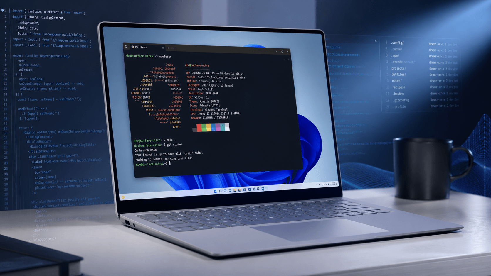 Terminal inteligente y contenedores en Windows 11