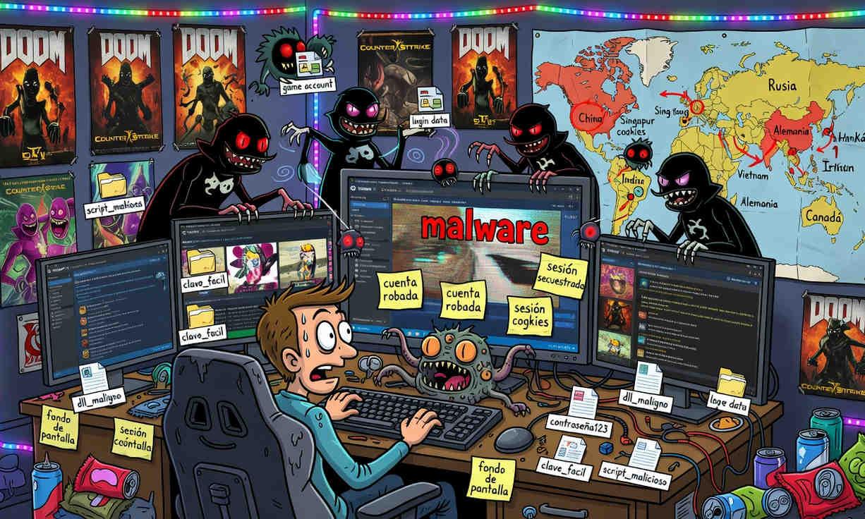Amenaza en Steam Workshop Malware en Steam