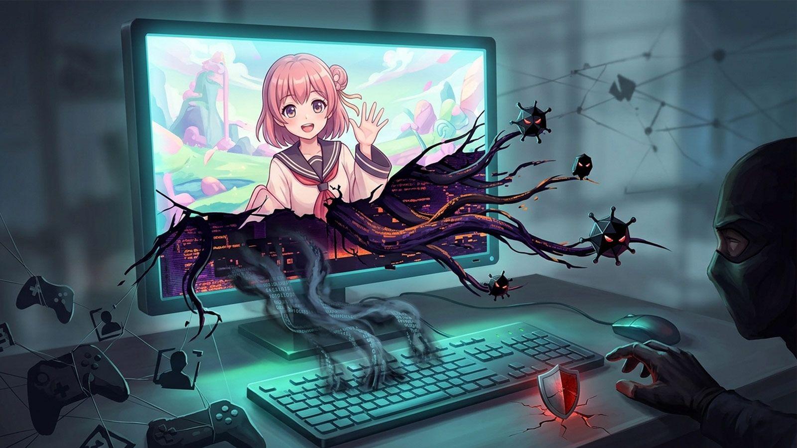 Fondo de pantalla malicioso
