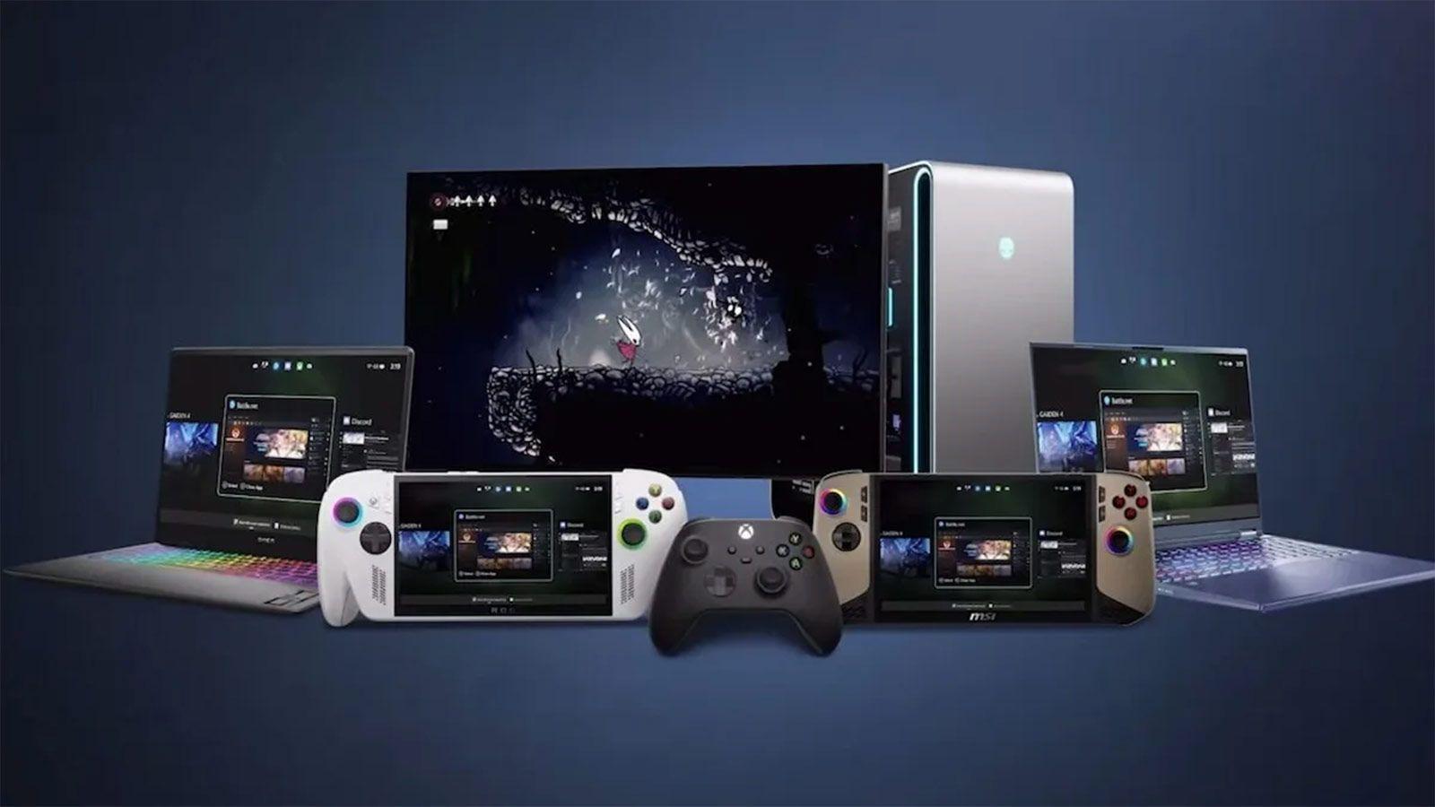 Interfaz del modo Xbox en Windows 11