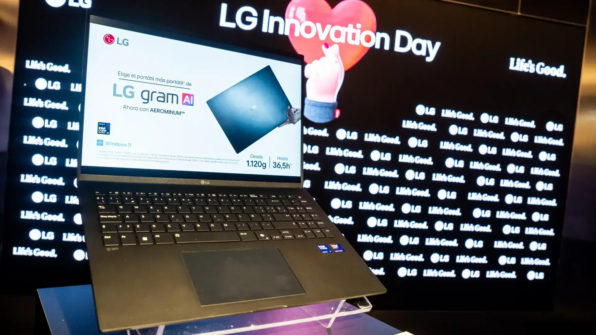 Material Aerominum LG Gram 2026 Chasis de magnesio Aerominum LG Gram