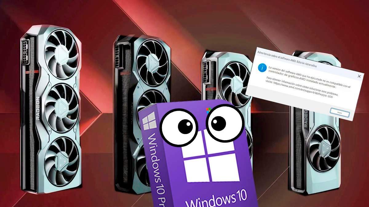 Problemas de drivers AMD Adrenalin en Windows 10