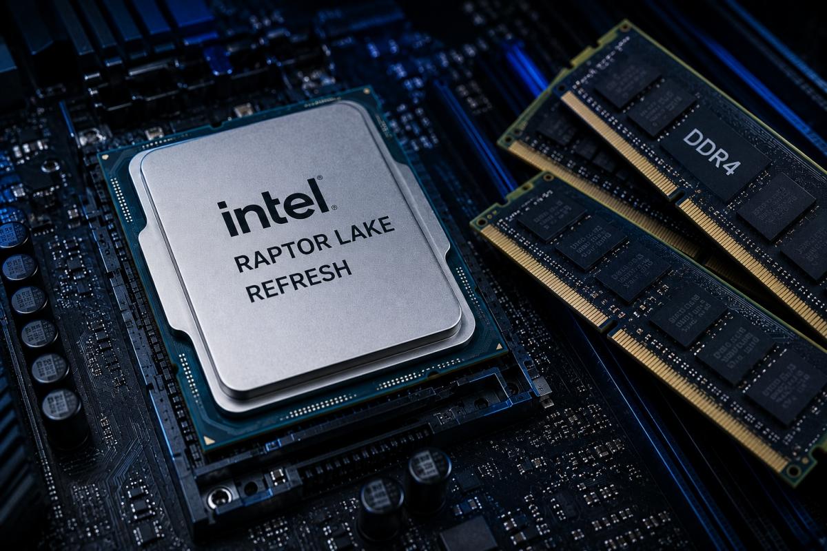 Procesador Intel Raptor Lake Next para portátiles de alta gama