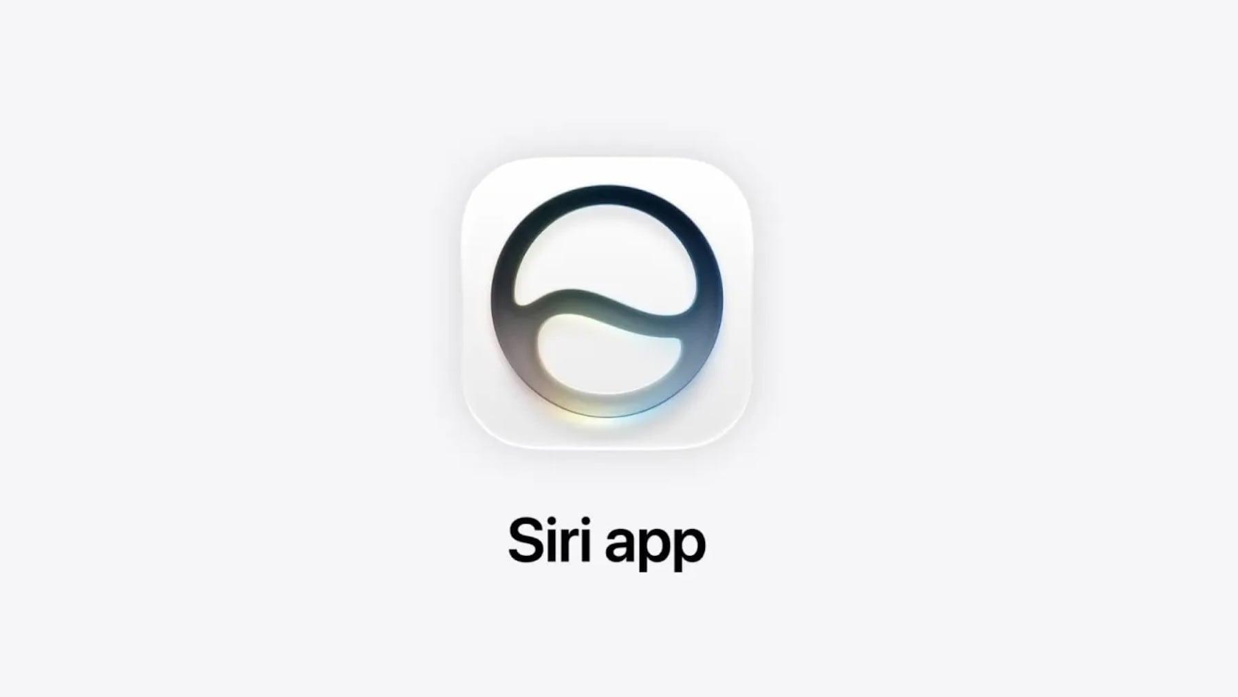 Interfaz de la nueva Siri con inteligencia artificial