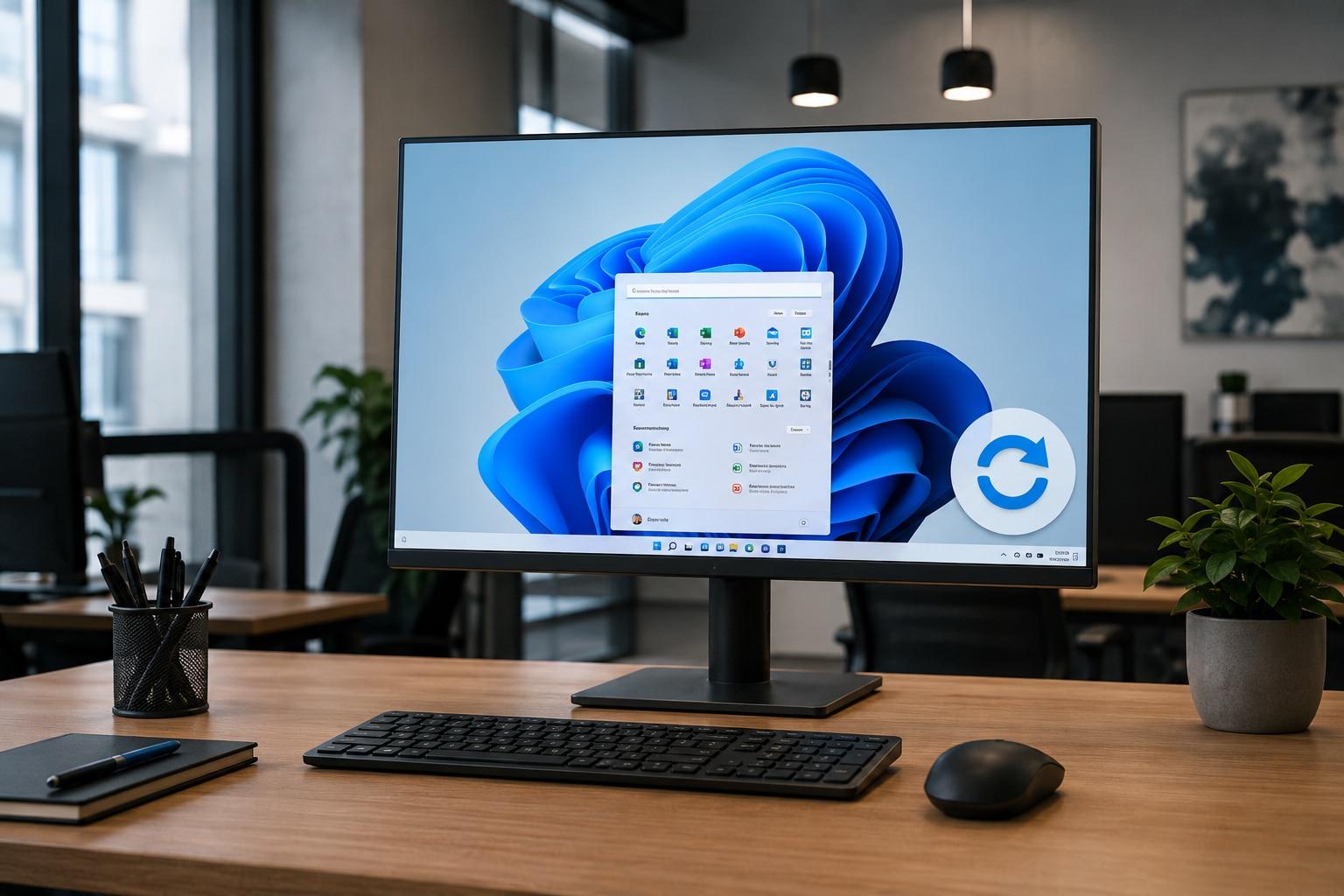 Interfaz de recuperación de Windows 11