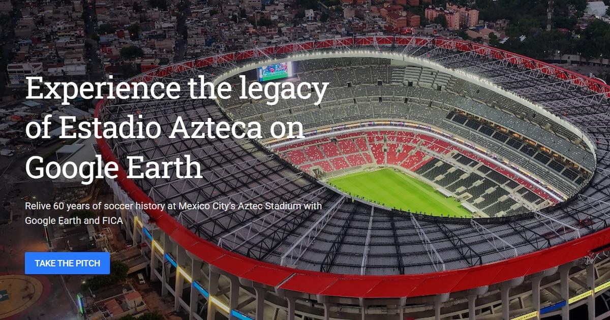 Estadio Azteca en Google Earth