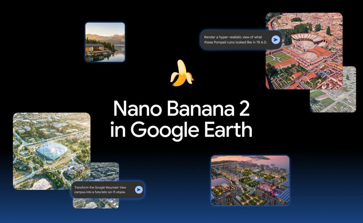 Nano Banana en Google Earth