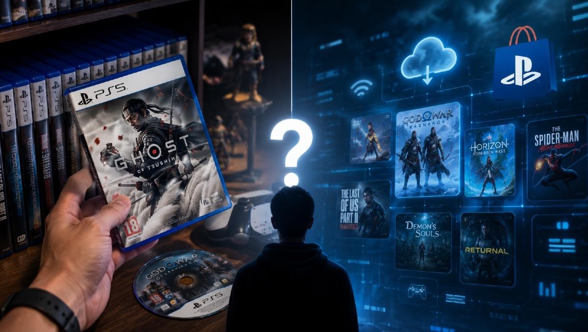 Sony elimina discos físicos de PlayStation