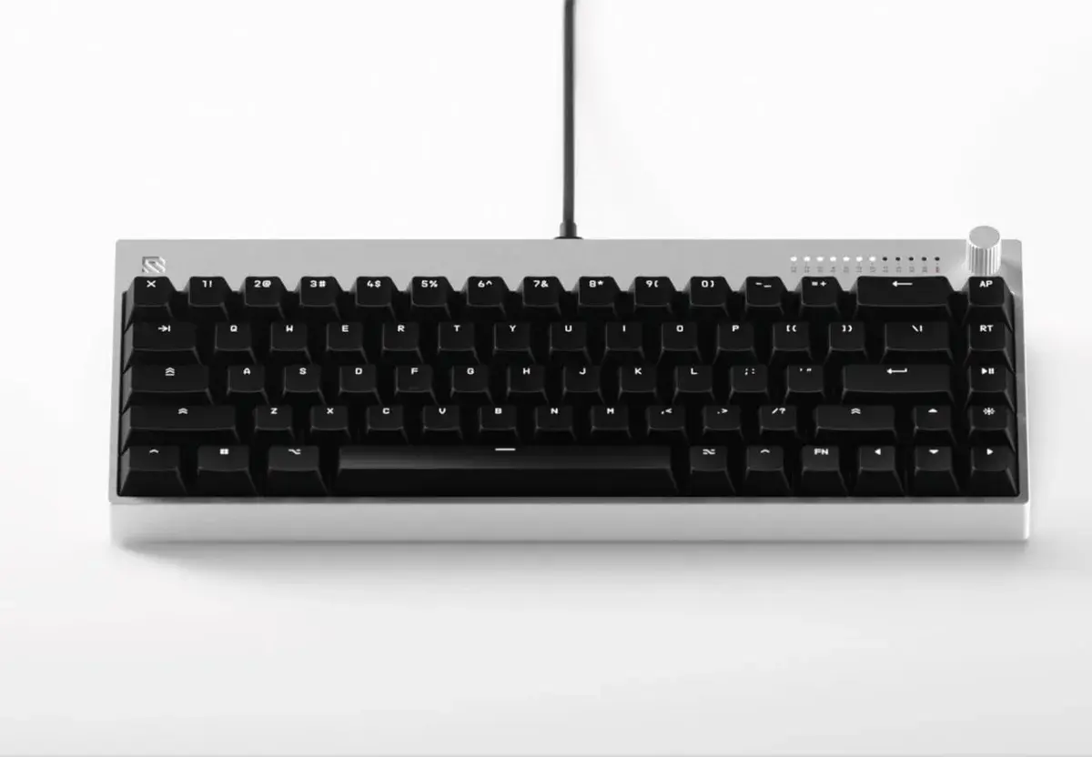 Teclado Wallhack K-001 vista lateral Teclado Wallhack K-001 vista lateral