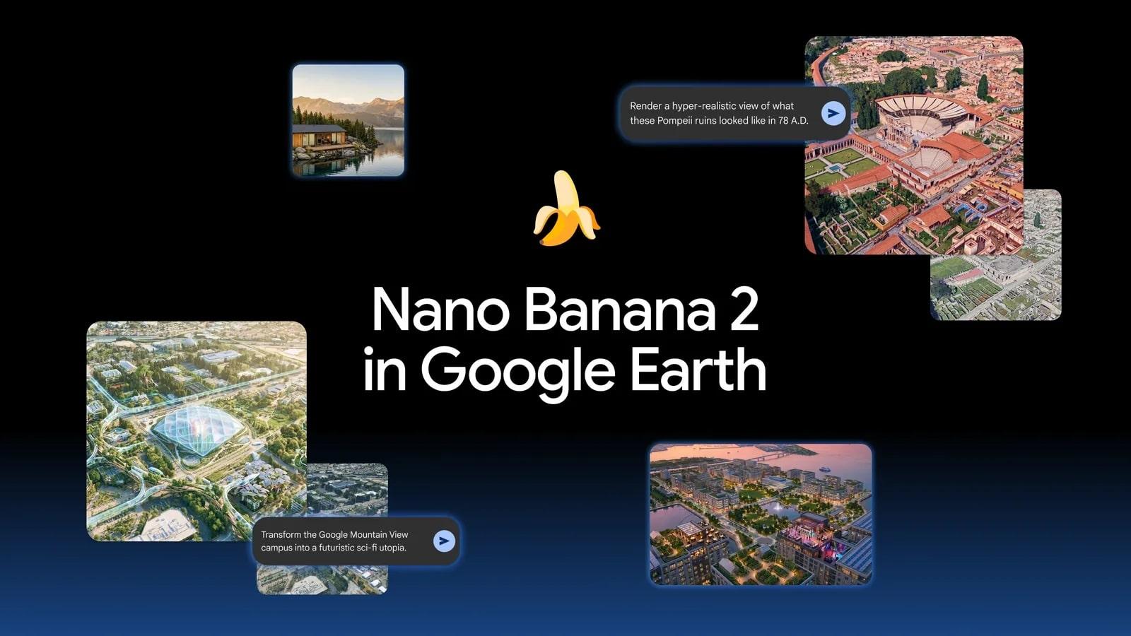 Vista de Google Earth con IA