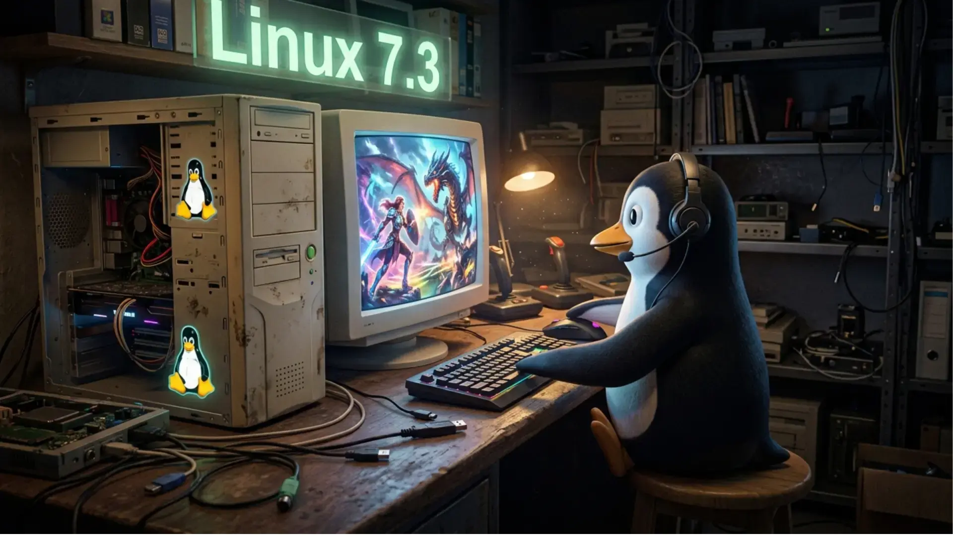Linux 7.3 con mejoras de rendimiento Kernel Linux 7.3 optimizado para juegos