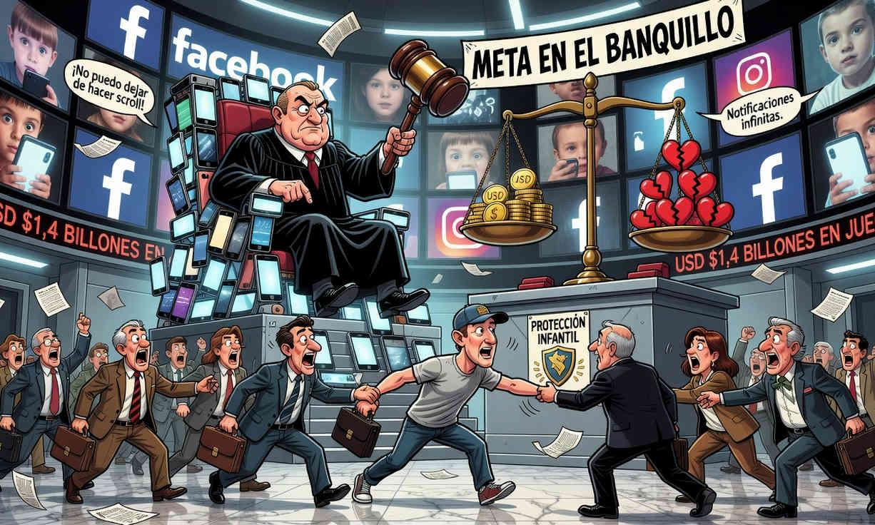 Meta adicción menores Instagram Facebook Regulación de redes sociales para proteger a menores