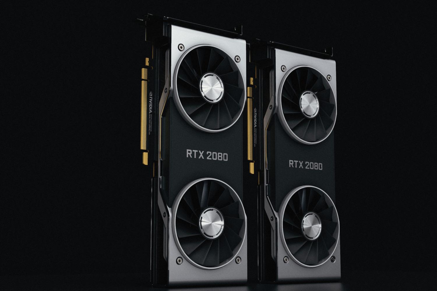 Tarjetas gráficas de alto rendimiento, representando los benchmarks de GPU y renderizado visual.
