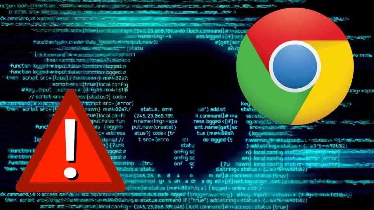 Falsa actualización de Chrome malware