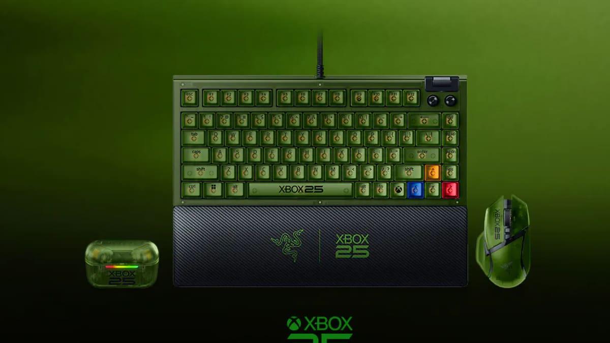 Colección Razer Xbox 25 aniversario