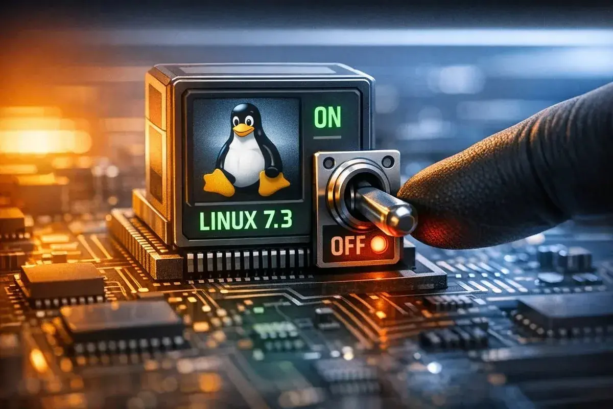 Linux 7.3-rc4 Imagen relacionada con el kernel Linux 7.3-rc4