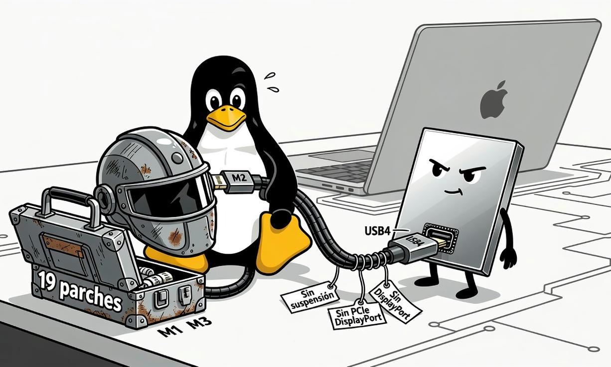 Linux y conectividad Apple Silicon