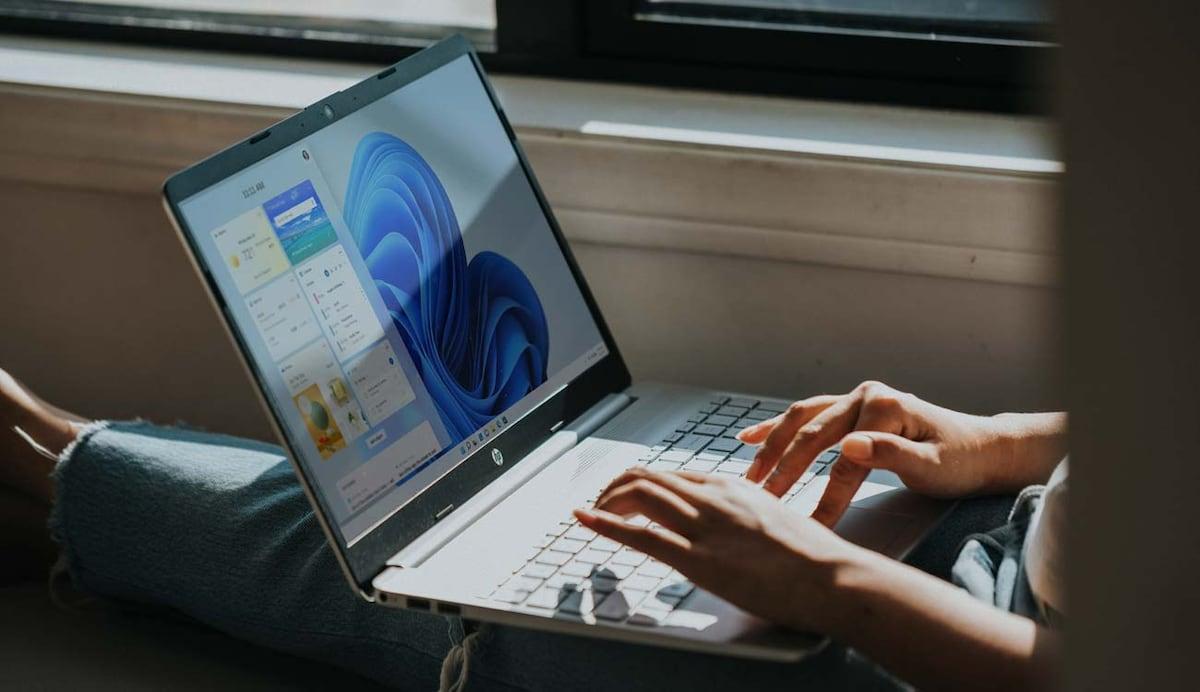Widget de batería Windows 11 interfaz