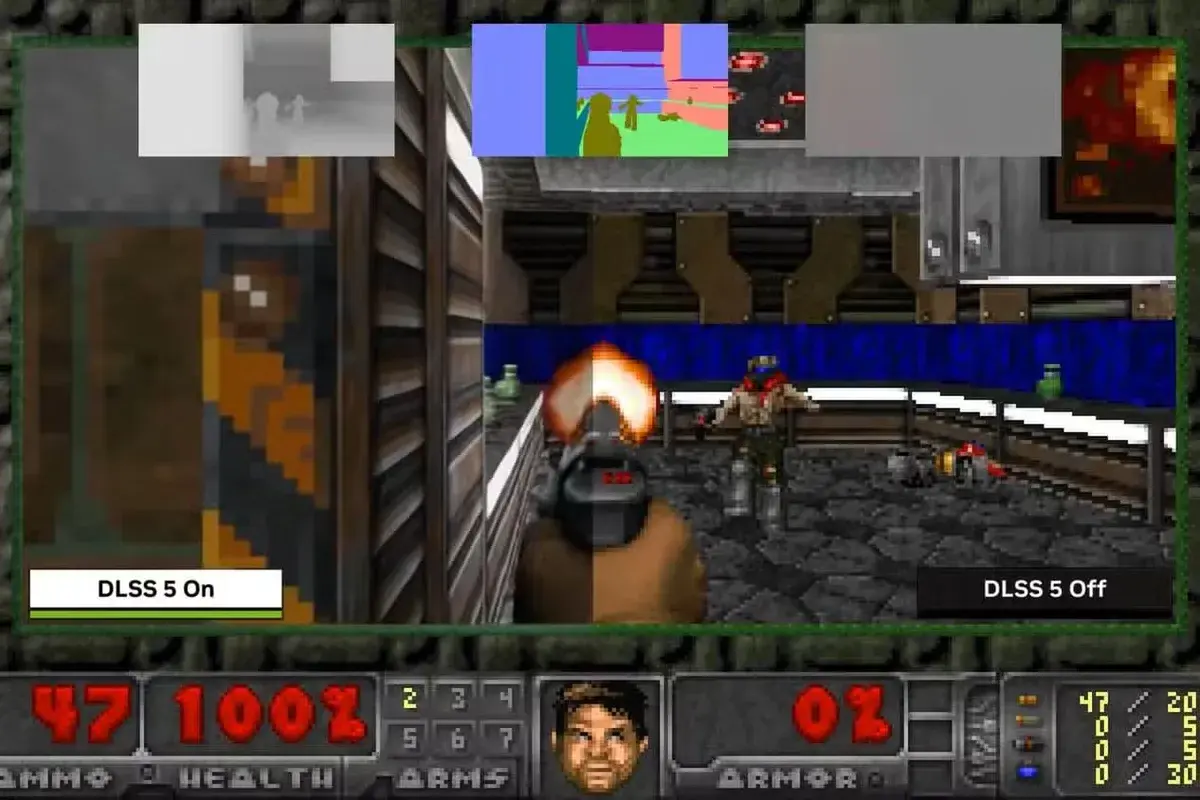 DLSS 5 en Doom DLSS 5 en Doom
